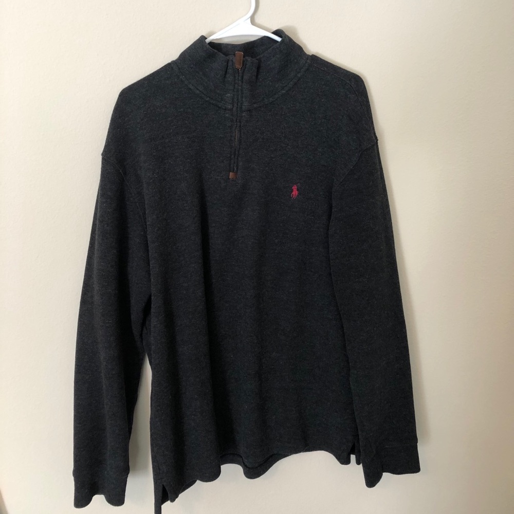 Black Polo Ralph Lauren Quarter Zip sweater - XL